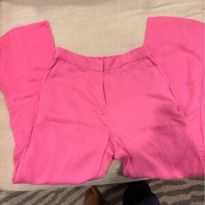 Pink wide leg pant